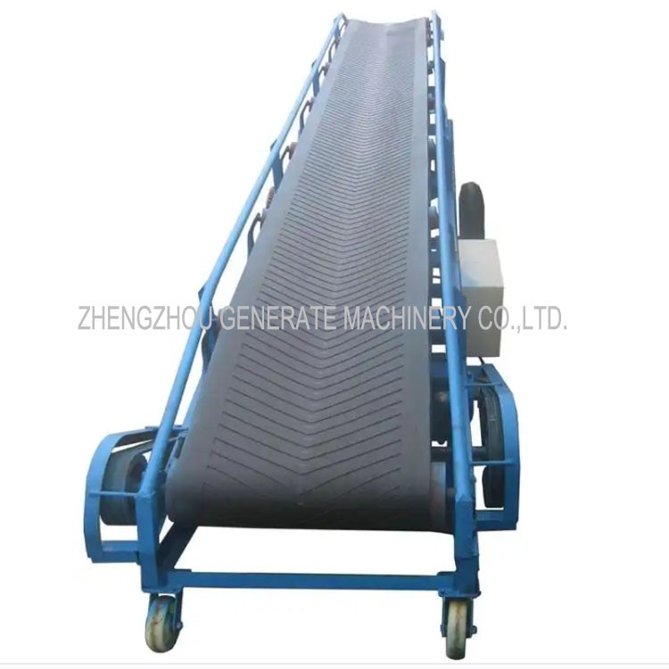 Transportor industrial cu bandă dreaptă