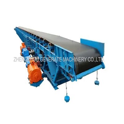 Transportor cu bandă dreaptă din cauciuc